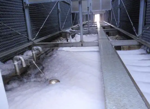 （噴漆循環水用消泡劑應用場景）